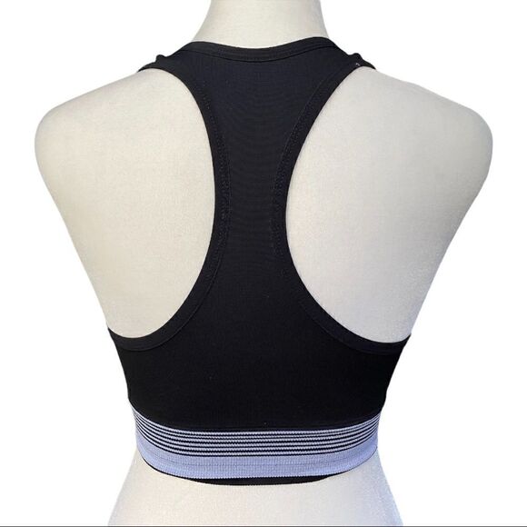 AEROPOSTALE Black Logo Band Racerback Sports Bra - Picture 2 of 10